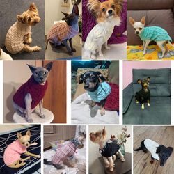 Cute and Cozy: Winter Dog Sweaters for Small Breeds - Turtleneck Knits for Chihuahuas, Yorkies, and More!
