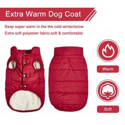 Cozy Winter Pet Coats: Warm Clothes for Small & Big Dogs - Christmas Dog Clothing for Chihuahua and More