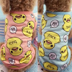 Soft Puppy Pajamas: Cute Dog Clothes for Small Dogs - Spring/Summer T-shirts for Yorkies & Chihuahuas (12c30)