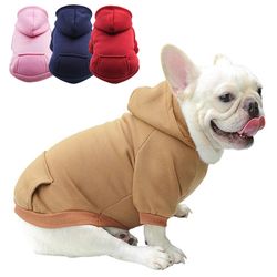 Cheap Winter Dog Hoodie: Warm Clothes for Small & Medium Breeds - French Bulldog, Chihuahua, Yorkie & More | Puppy Cat J
