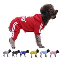 Cozy Fleece Dog Hoodies: Warm Pet Sweatshirt for Chihuahua, French Bulldog, Labrador - Pet Costume Jacket