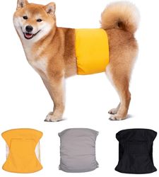 Washable Male Dog Diapers: Absorbent, Adjustable Physiological Pants for Big Dogs