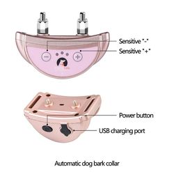 Pet Anti Bark Collar: Safe & Rechargeable Training Device for Dogs