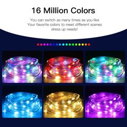 USB LED Copper Wire String Lights: Dream Color Fairy Lights for Home, Christmas, Wedding Decor - 5M/10M/20M Options