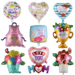 Shop Happy Mother's Day Foil Helium Balloons Set for Mom's Birthday Party Decorations & Gifts | Helium Globals Decor