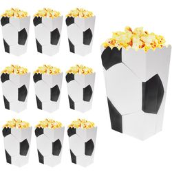 Football Popcorn Box: Soccer Party Favor for Boys' Sport Theme Birthday & Baby Shower Decorations