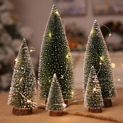 Festive Home Decor: Small Cedar Pine Christmas Tree for Xmas, Halloween, New Year 2022 - Navidad Ornaments & Accessories