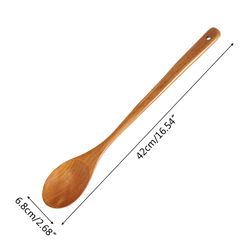 Large 16.5 Inch Wooden Spoon for Cooking and Stirring - P82C Giant Wood Spoon