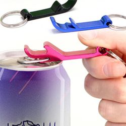Portable Aluminum Bottle Opener Keychain - Ideal Kitchen Accessory for Promotions