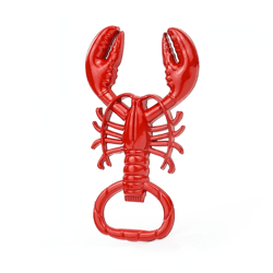 Lobster Corkscrew Bottle Opener: Portable Metal Wine & Beer Kitchen Tool for Bar Parties