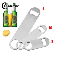 Stainless Steel Beer Bottle Opener: Durable, 3 Sizes, Perfect for Parties!