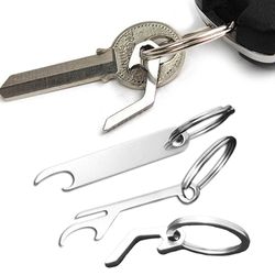 Portable Mini Beer and Wine Opener Keychain: Ideal Camping and Survival Tool