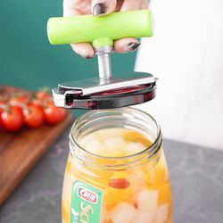 Steel Jar Opener: Rotating Bottle Lid Cap Opener - Essential Kitchen Tool