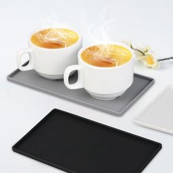 Silicone Coaster: Heat-Resistant, Anti-Slip, Double-Layered Hotel Kitchen Mat