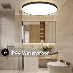 IP44 Waterproof LED Ceiling Lamps: Indoor Lighting for Bedroom, Living Room, Bathroom - 85-265V