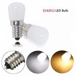 LED Fridge Light Bulb: 3W E14/E12, Cold/Warm White, 220V/110V/12V/24V - Replace Halogen