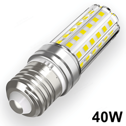 Super High Power LED Corn Bulb: 12W-40W, E14 E27 B22, No Flicker, AC220V 110V 85-265V