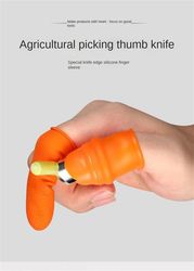 Multifunctional Thumb Cutter Gardening Tools - Pruning Shears for Efficient Plant Picking & Vegetable Separation in Kitc