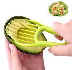 Avocado Slicer: 3-in-1 Tool for Hassle-Free Shea Coring, Butter Fruit Peeling, and Pulp Separation – Kitchen Essential