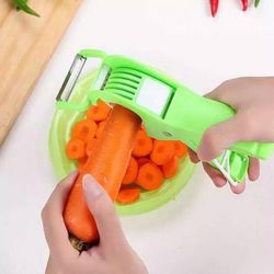 Kitchen Tool: Food-Grade Carrot Cutter & Cucumber Slicer with Ergonomic Handle