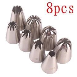 Stainless Steel Pastry Nozzles for Cake Decorating & Baking