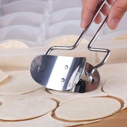 304 Stainless Steel Dumpling Maker Dough Roller for Kitchen