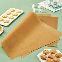 Oil-proof Reusable Baking Sheets: Non-stick Mat & Oven Pad Set