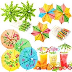 Hawaiian Party Decoration: Umbrella Cocktail Picks, Bamboo Toothpicks - Wedding & Birthday Supplies