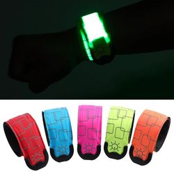 LED Wrist Band: High Brightness, Rechargeable LED Slap Bracelet for Night Running, Outdoor Sports, Party - Glowing Armba
