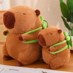 Kawaii Capybara Plush Doll: Fluffy Tortoise Stuffed Toy for Kids | Cute Juguetes Birthday Gift & Home Decor