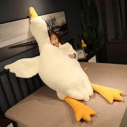 Soft Giant White Goose Plush Toy - 50-190cm - Ideal Birthday Gift for Kids