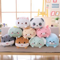Soft Cartoon Animal Plush Toys: Dinosaur, Pig, Cat, Bear, Panda, Hamster & More | Perfect Baby Gifts