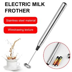 Mini Handheld Electric Milk Frother & Mixer - Wireless Cappuccino Whisk