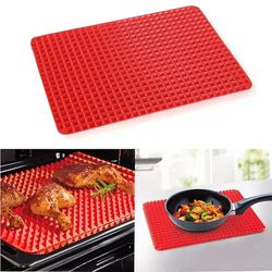 BBQ Pizza Mat: Silicone Bakeware for Microwave Oven & Baking Tray