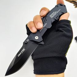 Tactical Folding Knife: High Hardness for Survival, Self-defense, Hiking, Hunting - Camping EDC Tool