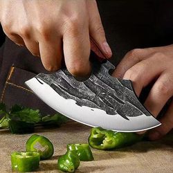 Outdoor Multifunctional Knife: Meat Cleaver, Bone Cleaver, Stainless Steel Forging Kitchen Knife