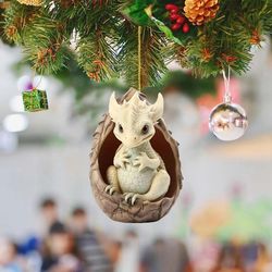Realistic Dragon Ornaments & Keychains - Christmas Tree Decor & Window Accessories