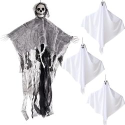 Halloween Hanging Skull Ghost Haunted House Decoration - Horror Prop & Party Supplies For Indoor/outdoor Bar Decor