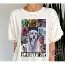 custom dog shirt, custom pet tee shirt, dog photo shirt, custom dog&39s version, custom era&39s tour shirt, personalized