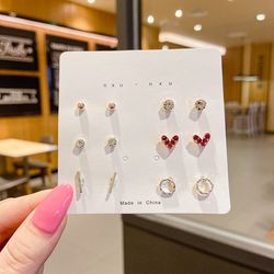 2023 Trendy Mini Stud Earrings Set: Cute Designs for Women & Girls | Wholesale Jewelry