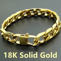stainless steel curb chain bracelet for men and women - 6/8/10/12mm, 8 inches - punk hip-hop style - men's jewelry gift