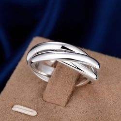 Charming Silver Color Rings: Free Shipping for Wedding & Fashion Women - R167