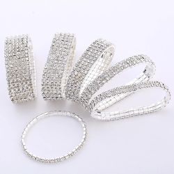 Fashion Crystal Stretch Bracelets: Hot Sale Styles for Women, Couples & Bridal Gifts 2024