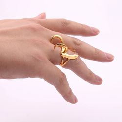 Disney Marvel Anti Hero Loki Ring Gold Color Helmet Finger Rings Avengers Creative Jewelry Simple Fashion Accessories