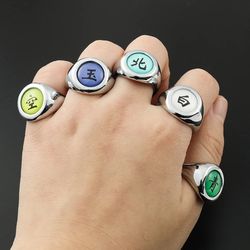 Classic Anime Ring Cosplay Jewelry Adjustable Fashion Accessories for Fans Anniversary Gift Special Ring for Men Women