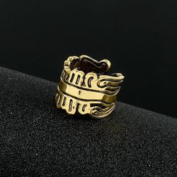 Silver Plating Rings For Women Wholesale Popular Love and People Rings For Girl Party Fashion Jewelry 2023 New