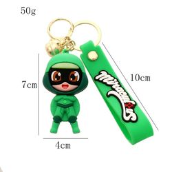 2024 New Creative Anime cat Keychain Cartoon Romil Key chains Doll Car Backpack Pendant Car Key Ring Ornaments Jewelry