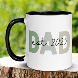 DAD Coffee Mugs, Personalized Custom Mug, Fathers Day Mug, Birthday Gift for Dad, Gift for Him, Fathers Day Gifts