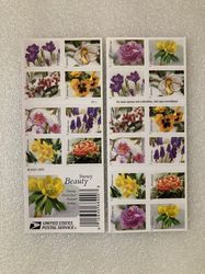 BOOKLET of 20 USPS Snowy Beauty Self-Adhesive Forever Stamps