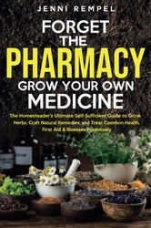 Forget The Pharmacy - Grow Your Own Medicine: The Homesteader's Ultimate Self-Sufficient Guide to Grow Herbs, Craft Natu
